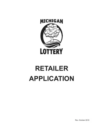 Michigan Lottery Form Preview