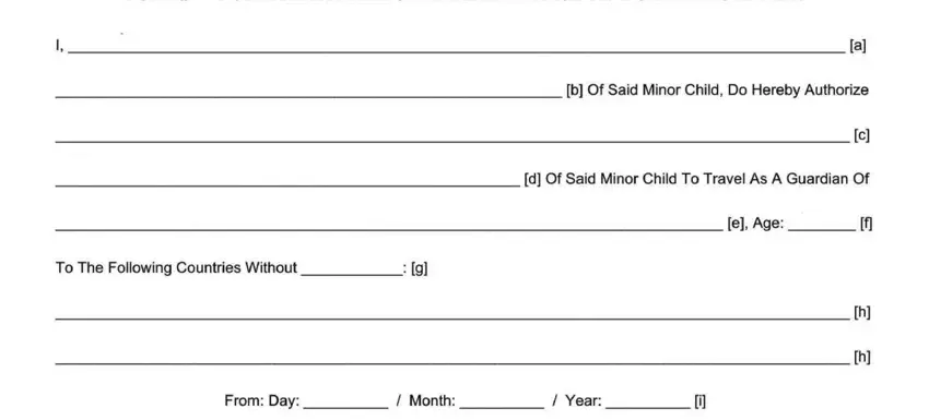 example of blanks in minor child consent to travel form