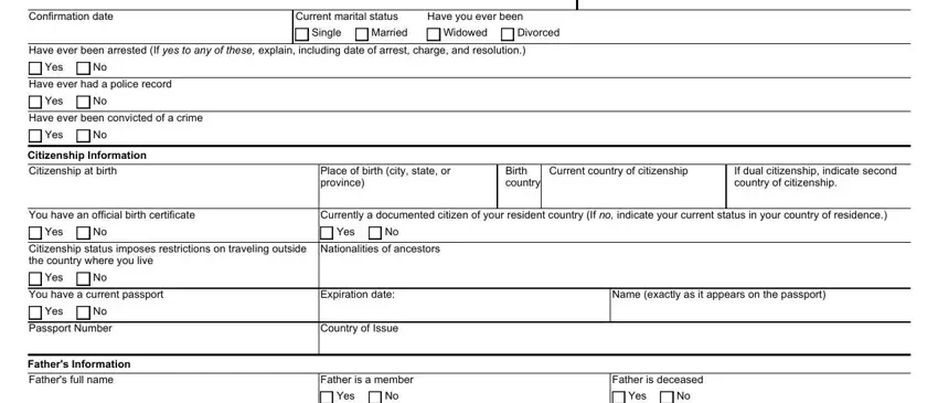 Finishing lds mission application form step 3