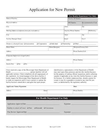 Mississippi Form 297 E Preview