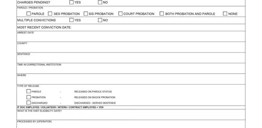 part 5 to filling out missouri corrections form