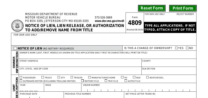 completing printable lien waiver missouri step 1