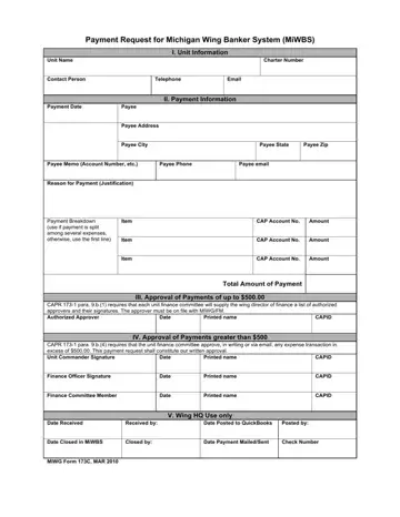 Miwg Form 173C Preview