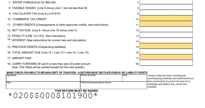 stage 2 to completing nv modified business tax form