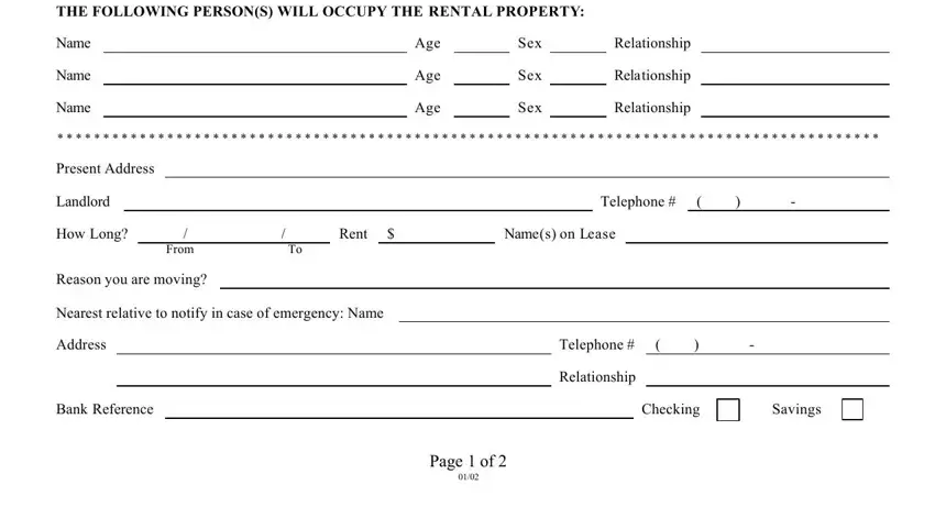 part 2 to filling out montgomery county md rental application form