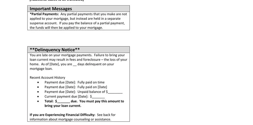 part 3 to filling out blank mortgage statement template
