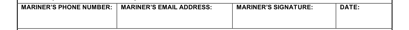 MSC Form 6110/2 example filled out, mSC mariner, release of medical information and signature
