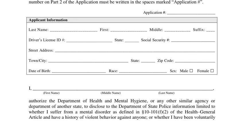 portion of empty spaces in msp form 77r