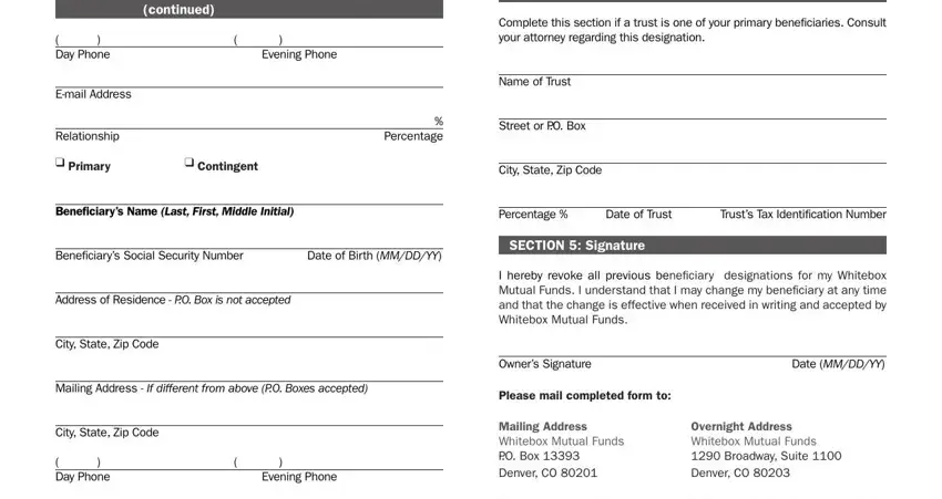 Filling out form of m tbank stage 3