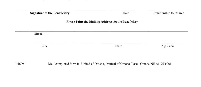 Finishing mutual of omaha death claim form stage 2