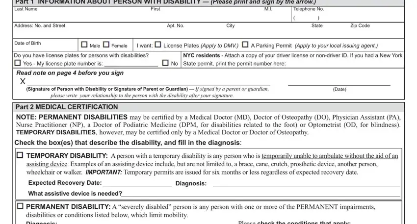 Filling out mv664 1 step 3