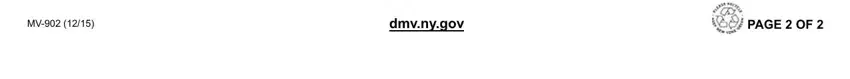 mv 902 ny dmv dmvnygov, and PAGE  OF blanks to complete