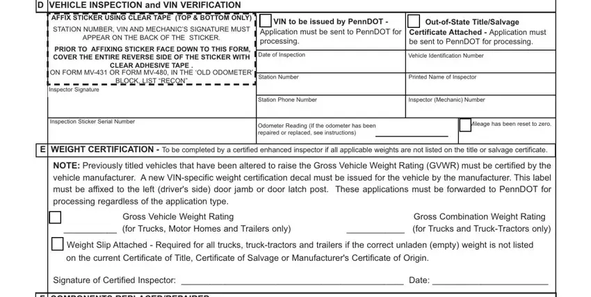 Filling in pennsylvania mv 426b stage 4