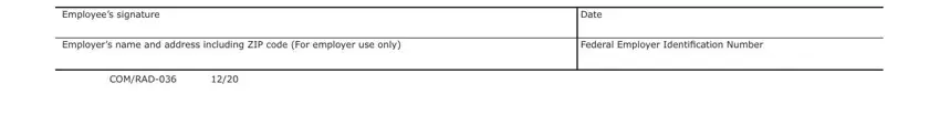 Filling out Servicemembers stage 2