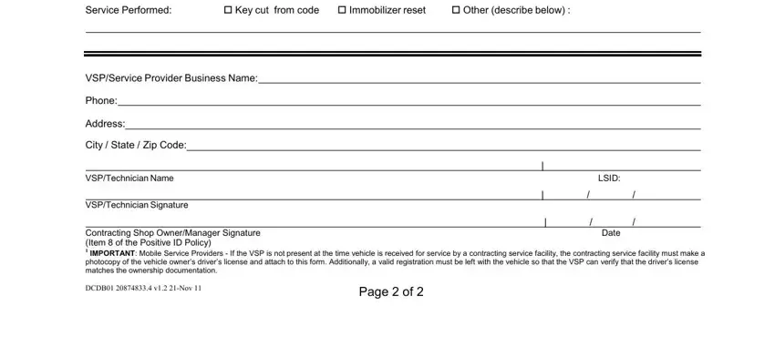 part 2 to filling out national automotive service task force form d1