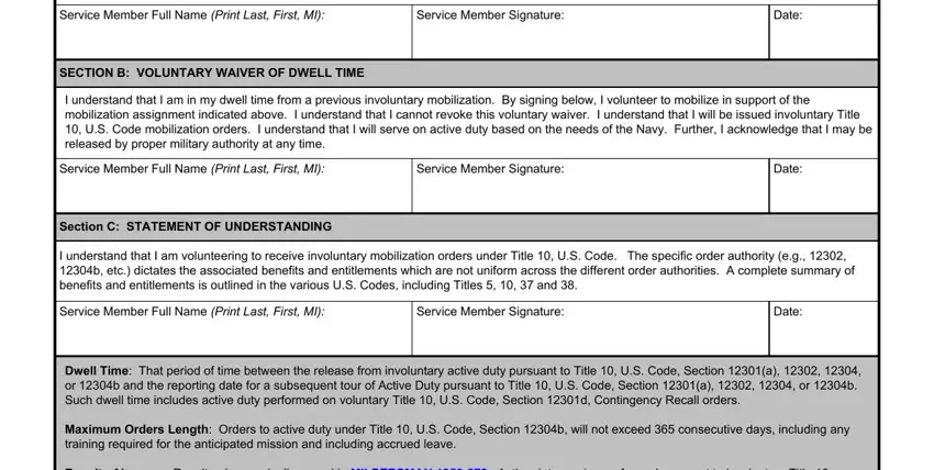 part 2 to entering details in Navy Mobilizing Vwa