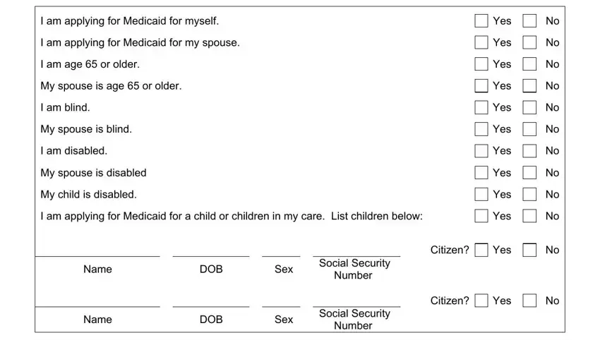 step 1 to writing medicaid application wilmington nc