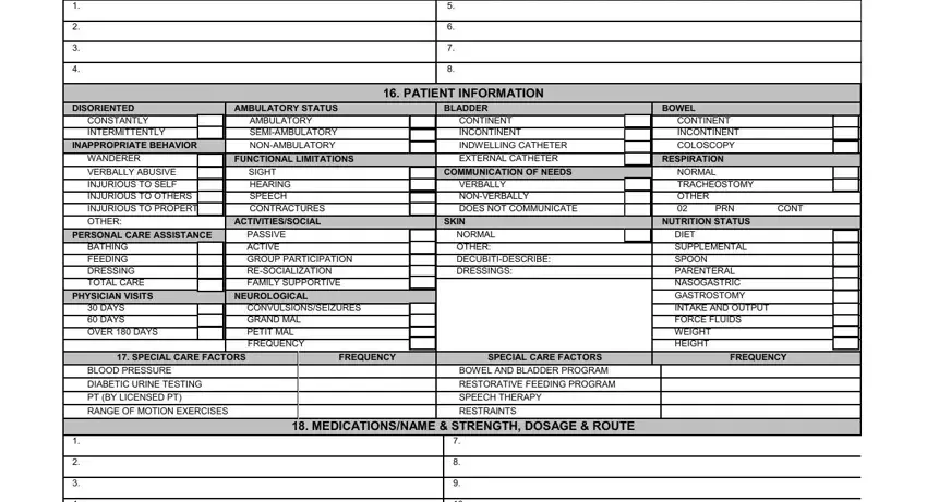 part 2 to completing nc dma long term care fl2