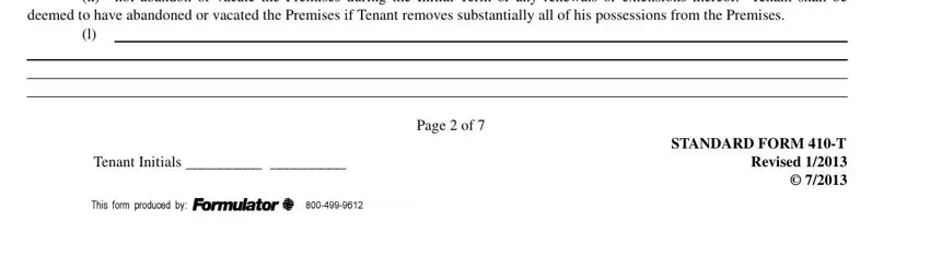 part 5 to finishing nc residential rental contract