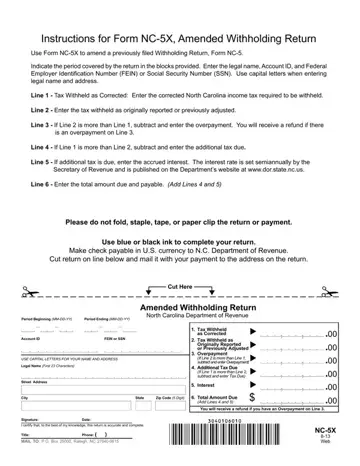 Nc Tax Payment Voucher Form Preview