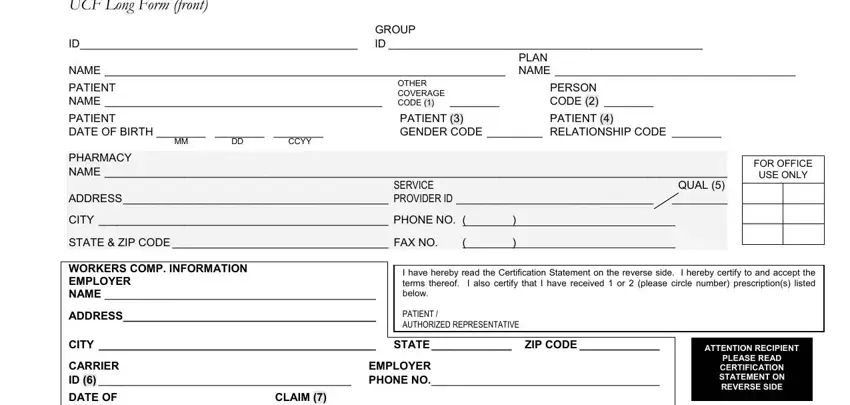 part 1 to writing where to order universal claim forms