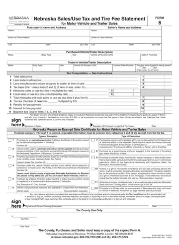Nebraska Form 6 Preview