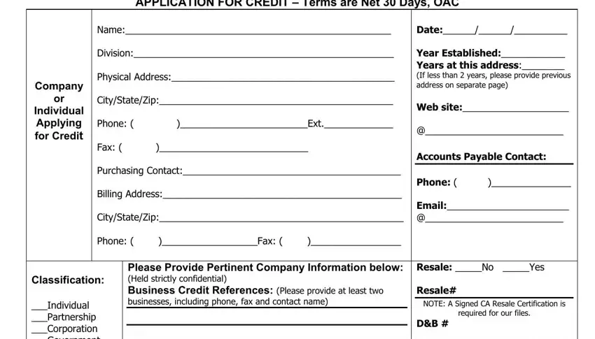 Net 30 Terms Order Form ≡ Fill Out Printable PDF Forms Online