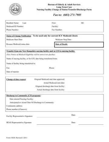 New Hampshire Form 3820 Preview