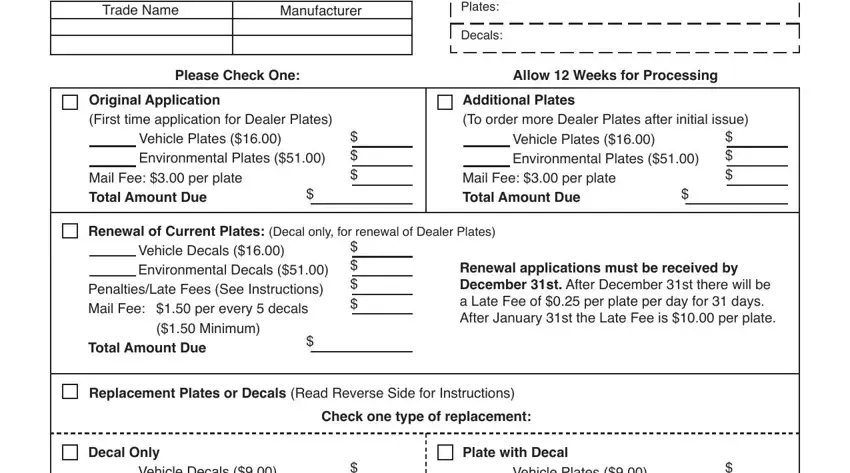 Completing oklahoma paper tag template part 2