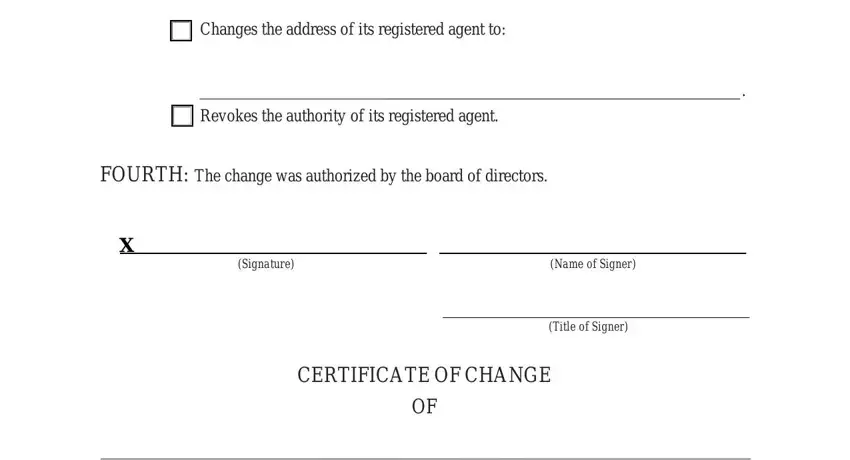 part 3 to finishing new york state certificate of change