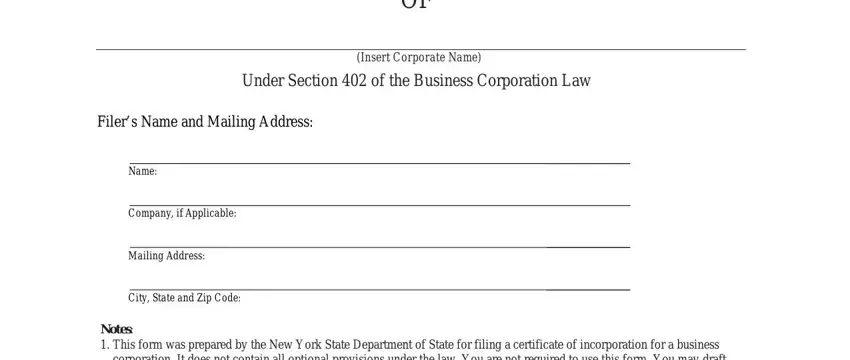 Finishing corporation certificate part 3
