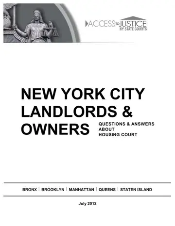 New York Landlord Form Preview