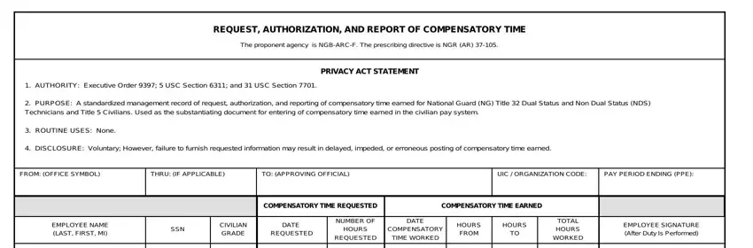 entering details in ngb form 46 14 pdf stage 1