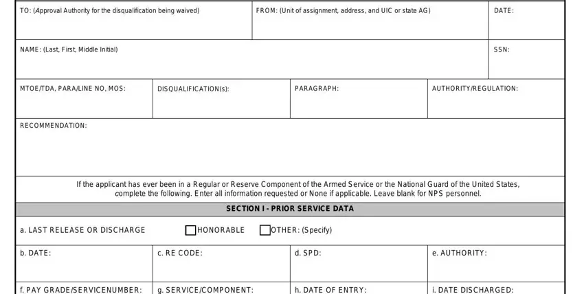 entering details in ngb part 1