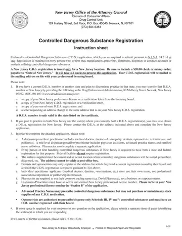 Nj Dangerous Substance Registration Form Preview