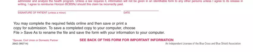 step 3 to entering details in claim form nj pdf