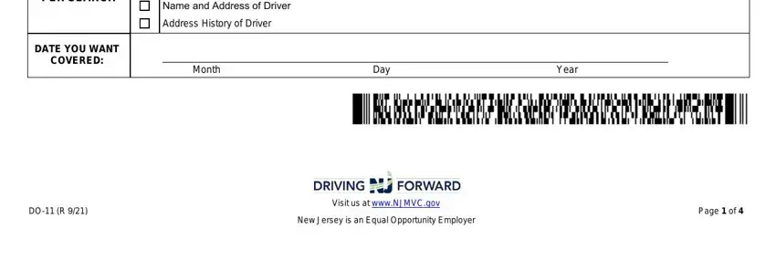 Nj Driver License Application Request Pdf Form Formspal 9717