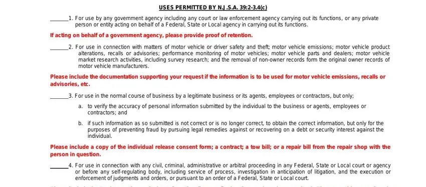 Nj Driver License Application Request Pdf Form Formspal 7384