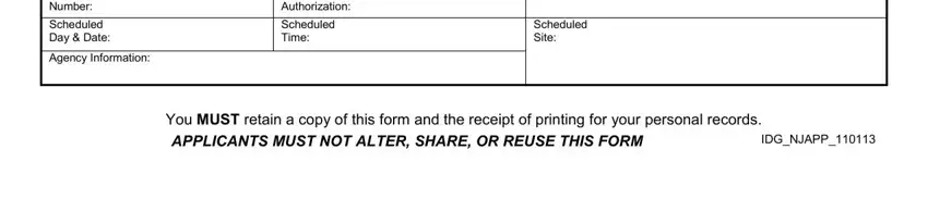 step 3 to filling out nj fingerprinting card nursing applicant