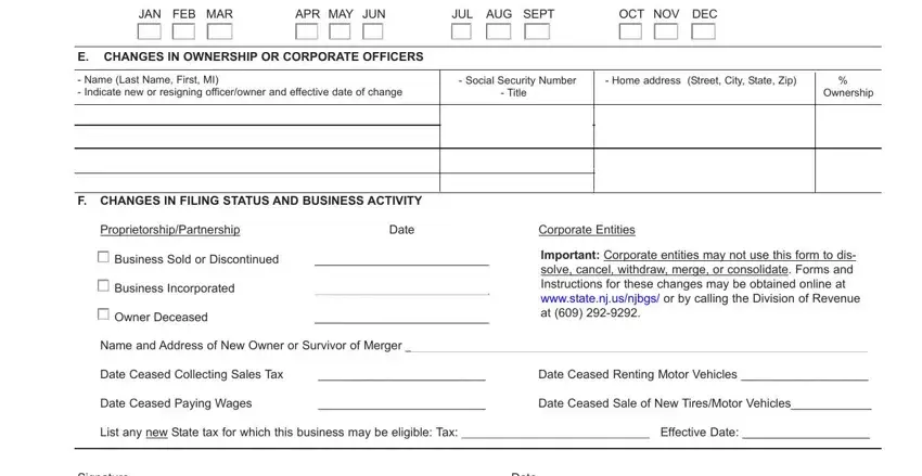 stage 2 to finishing nj form change registration