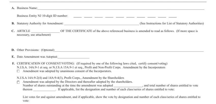 Completing nj form change registration stage 4