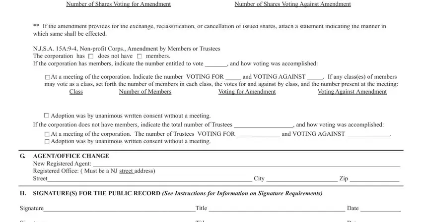 Finishing nj form change registration step 5