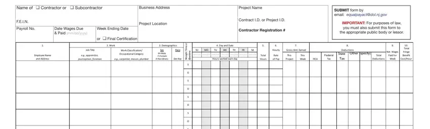 portion of fields in certified payroll form nj