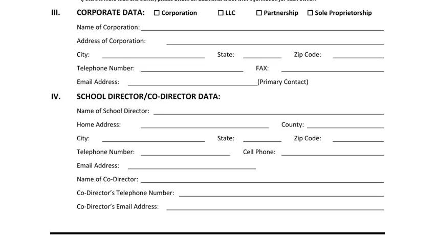 Filling in nj private investigator license application stage 5