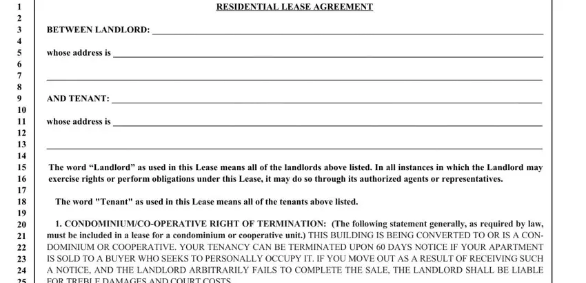 new jersey association of realtors standard form of residential lease 2020 spaces to fill in