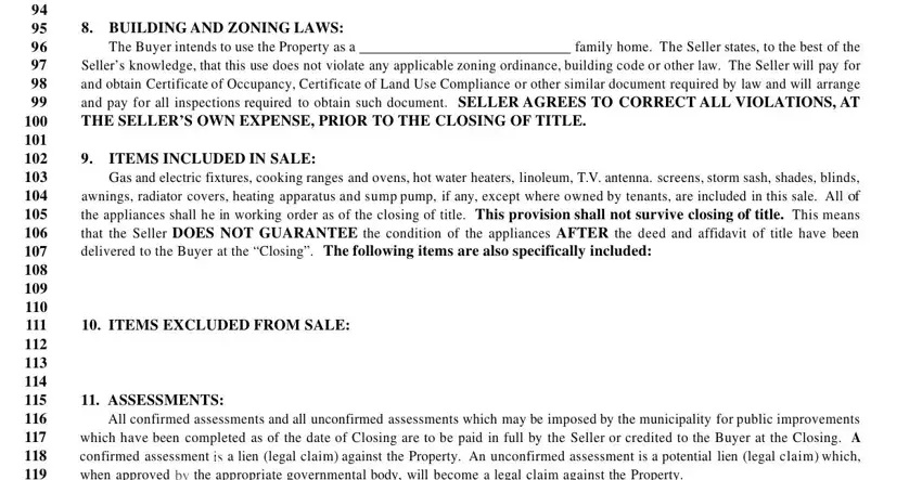 Filling out real estate contract new jersey part 4