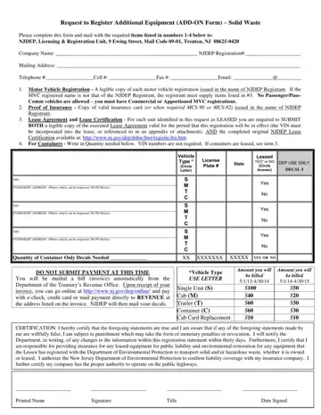 Njdep Forms Add On Form Preview