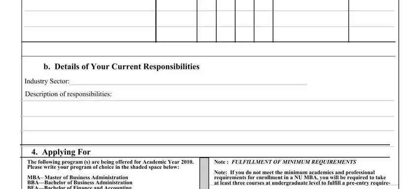 Completing ndola school of nursing application form download step 4