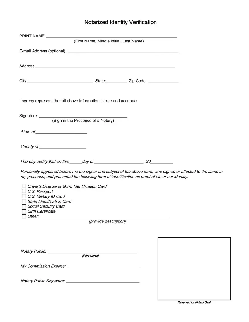 Notarized Document