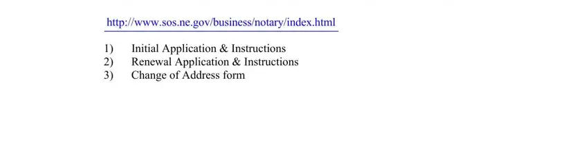 stage 2 to entering details in nebraska notary public sample test